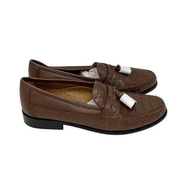 Florsheim Men's Pisa Moc Toe Tassel Loafer in Cognac Size 9.5D - Picture 2 of 8